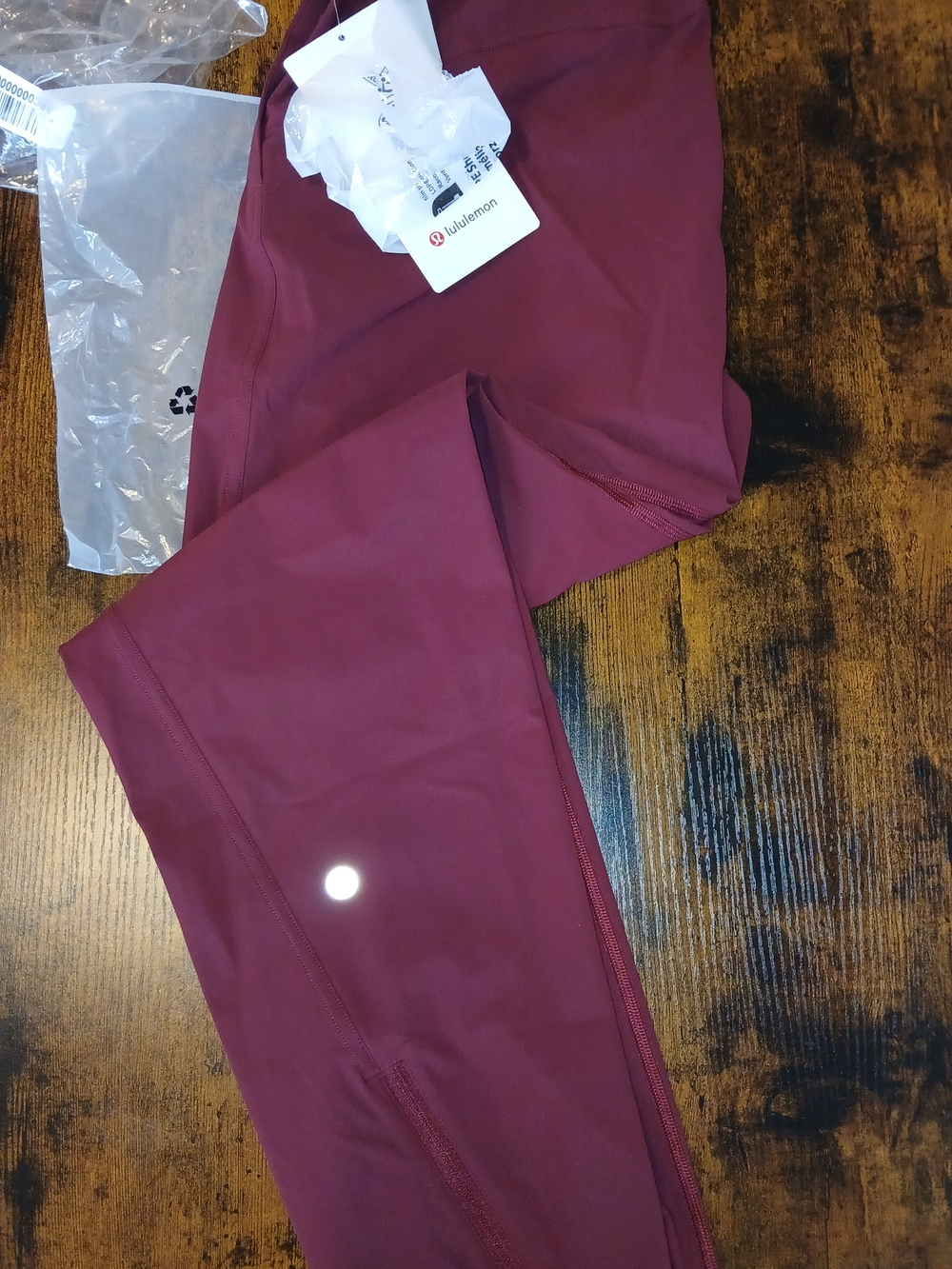 lululemon athletica Burgundy Athletic Leggings